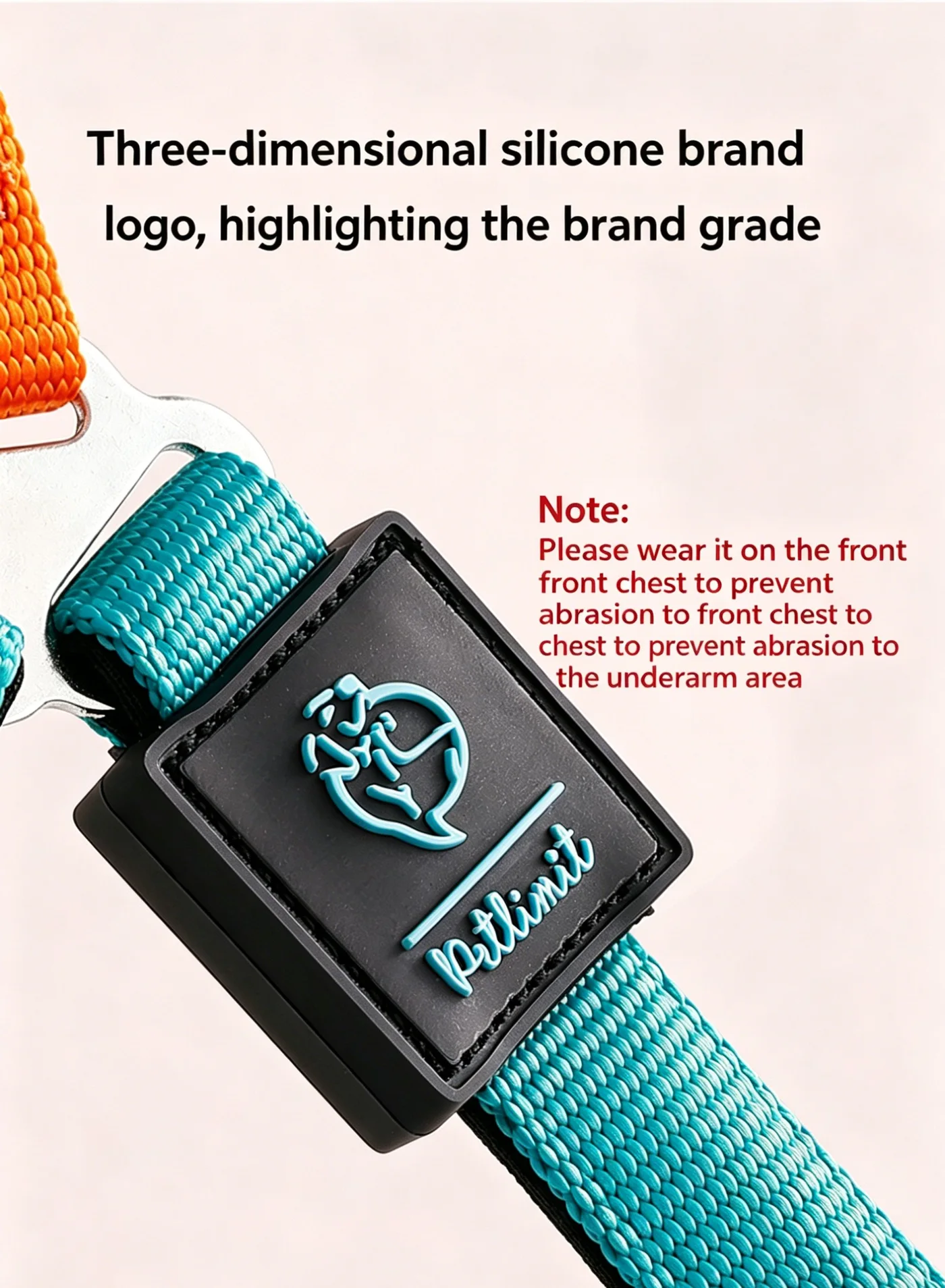 Color-Block Dog Harness-3