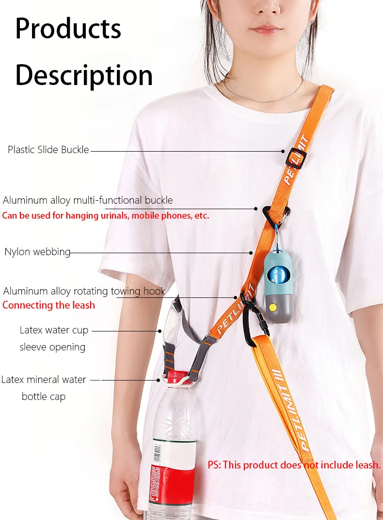 Hands-Free Running Shoulder Leash-0